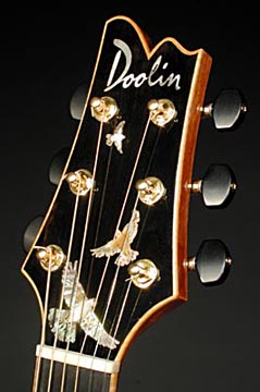 White and Gold Mother of Pearl, Ebony Head Veneer
