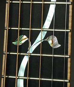 Mother of Pearl and Abalone Vine Inlay